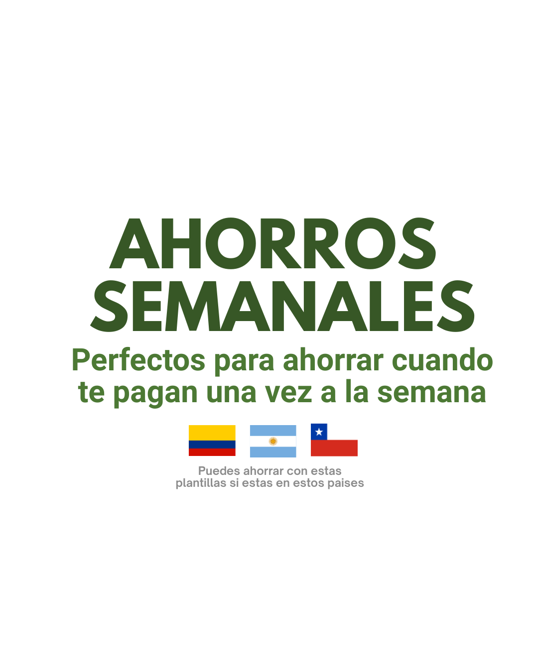 AHORROS SEMANALES