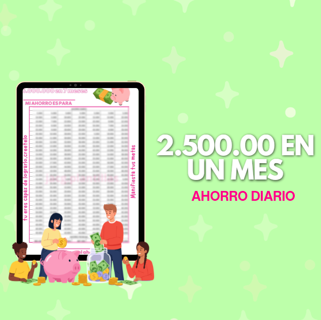 2.500.000 en 1 mes