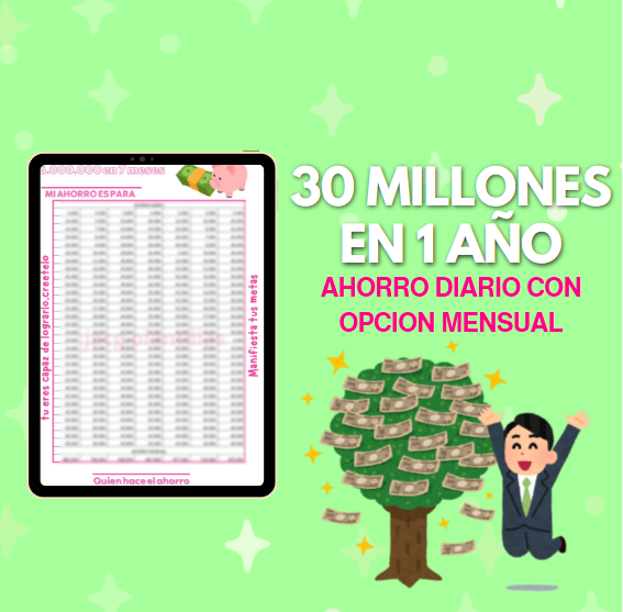 30 Millones en 1 año