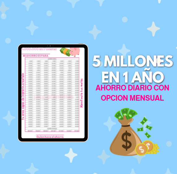 5 Millones en 1 año