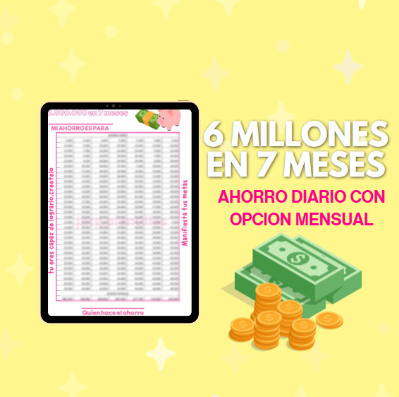 6 Millones en 7 meses