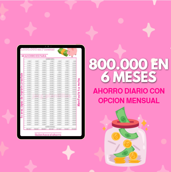 800.000 en 6 meses