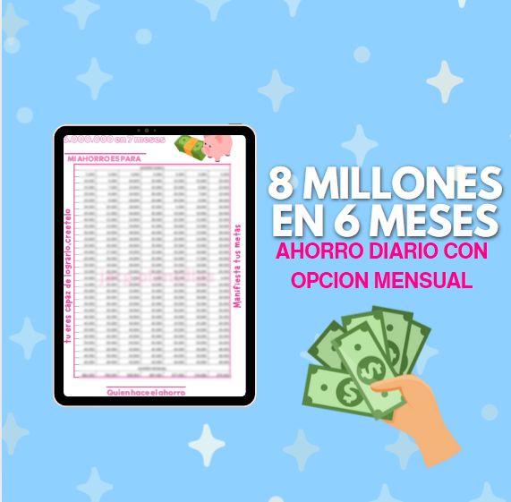 8 Millones en 6 meses