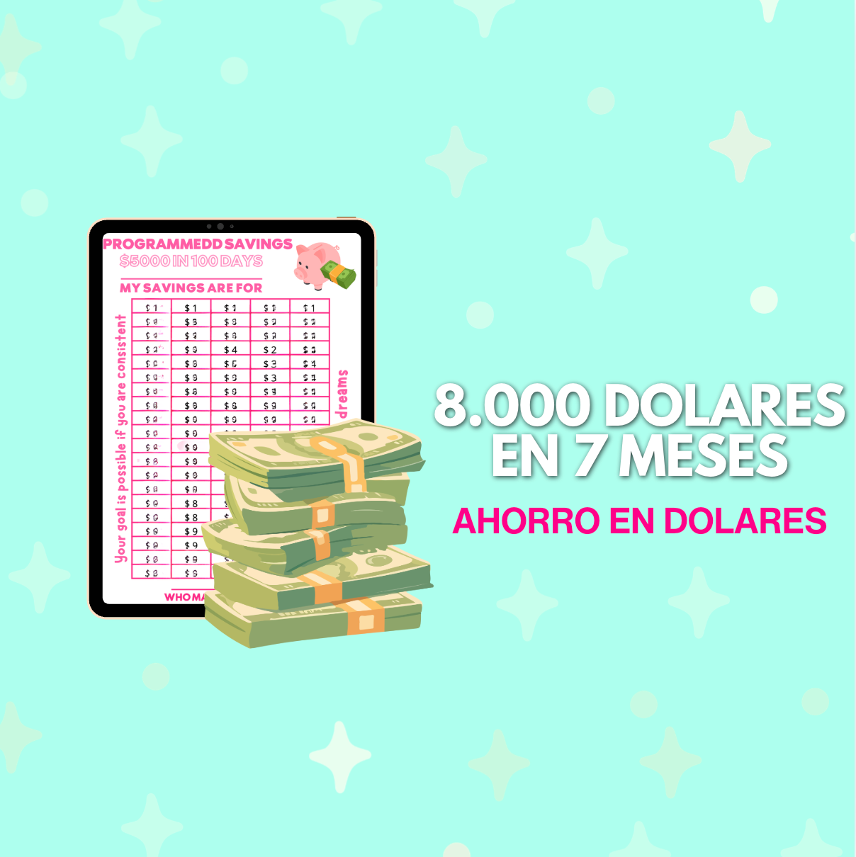 8.000 dólares en 7 meses