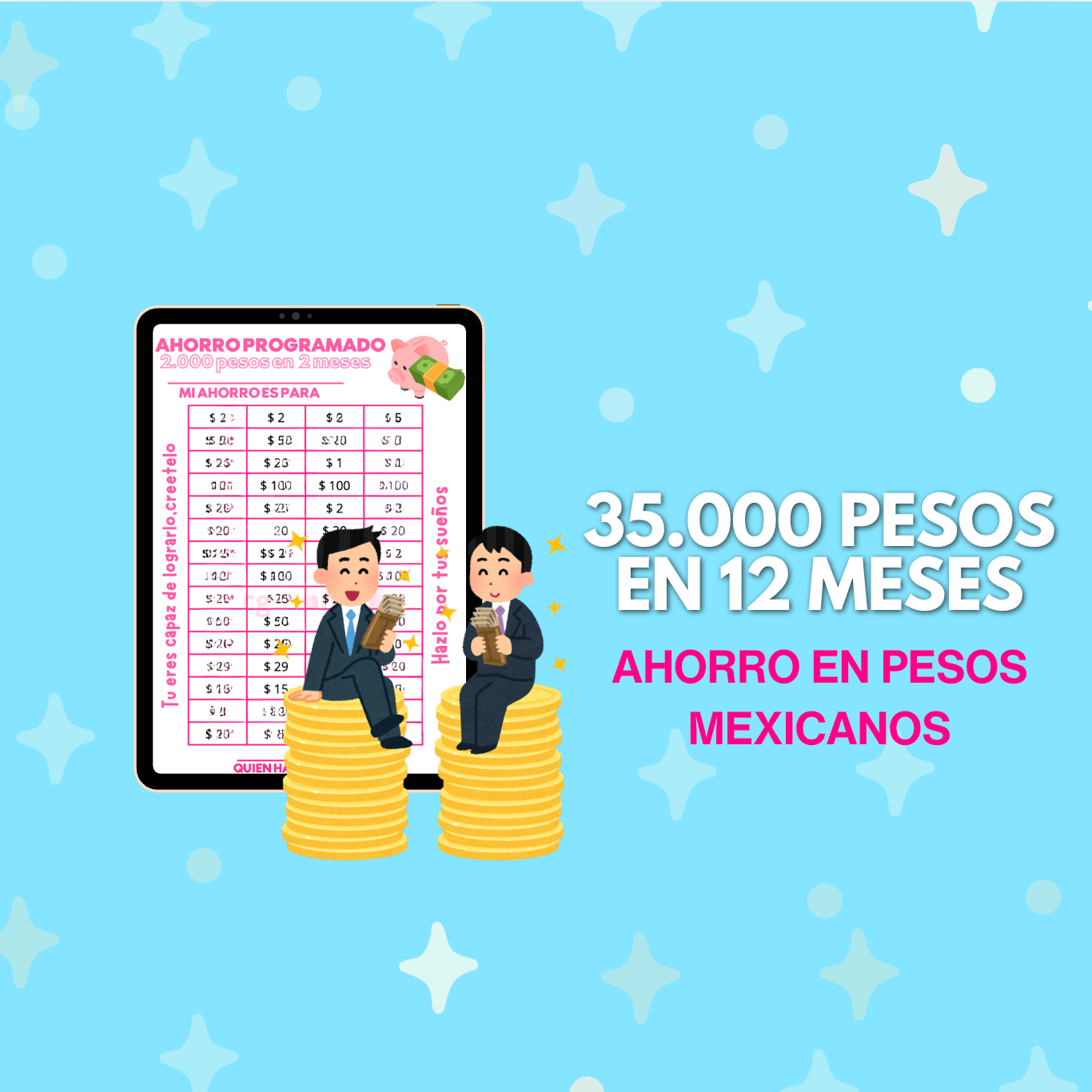 35.000 pesos mexicanos en 12 meses