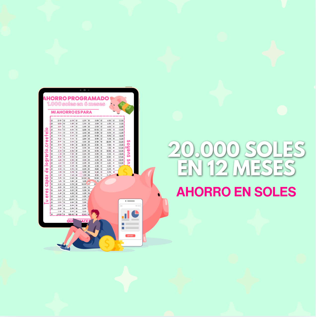 20.000 soles en 12 meses