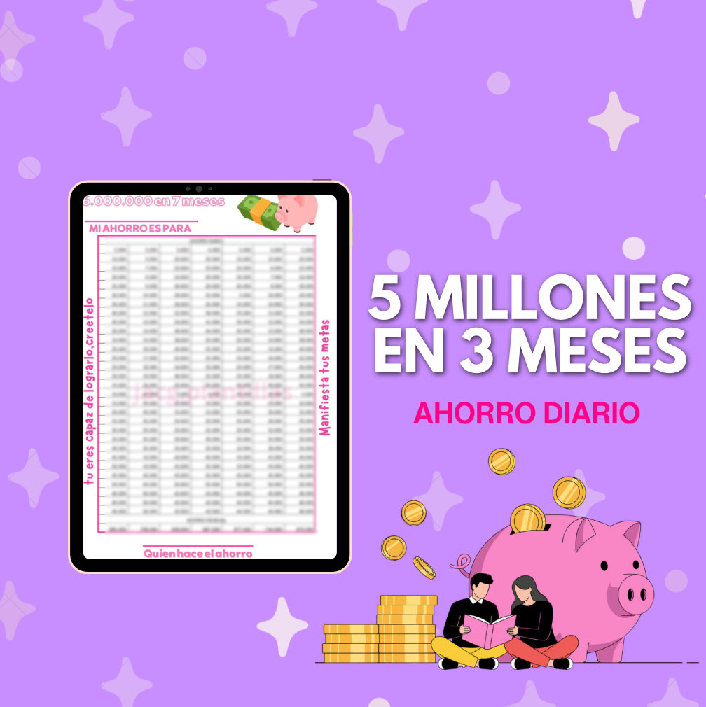 5 millones en 3 meses